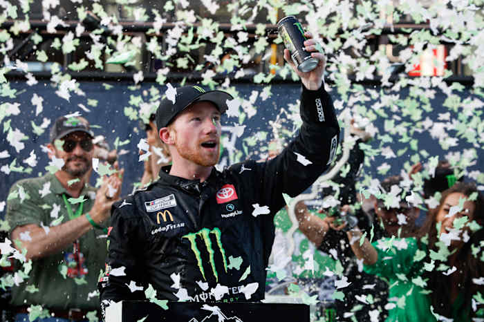 Tyler Reddick is close to advancing to the Round of 8, but he's going to need some good fortune and help from other drivers. (Photo by Chris Graythen/Getty Images)